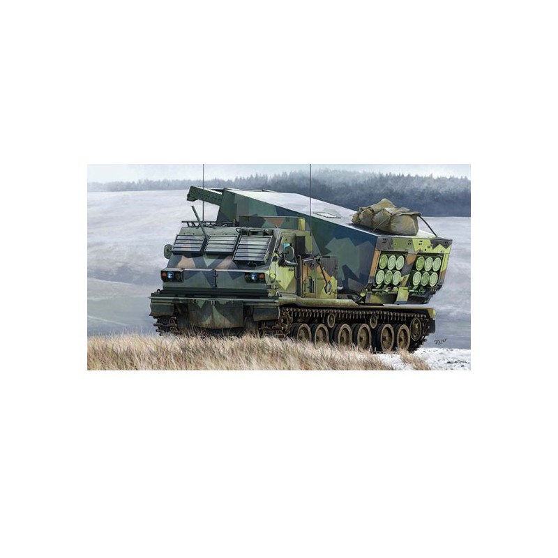 M270/A1 Multiple Launch Rocket System 1/35 plastic truck model | Scientific-MHD