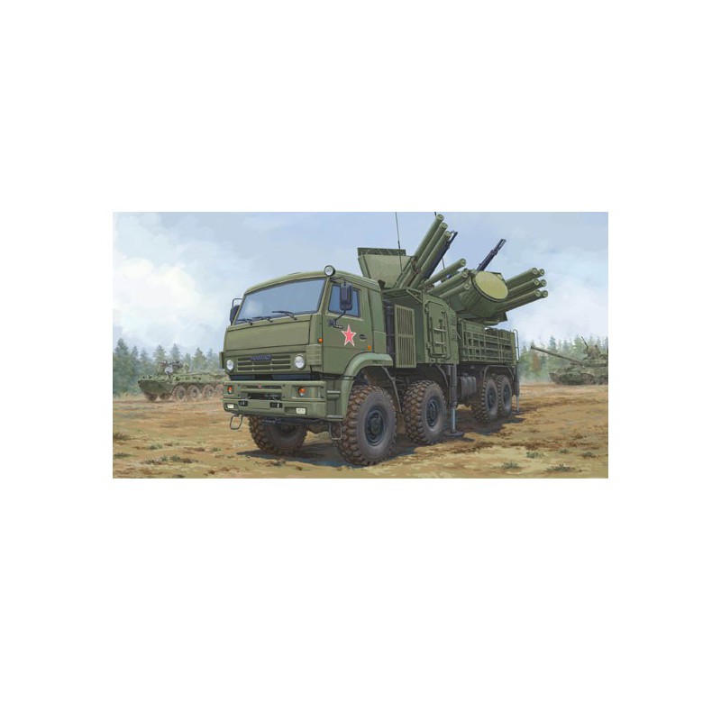 Russian plastic tank model 72v6e4 combat vehicle of 96k6 pantsir 1/35 | Scientific-MHD