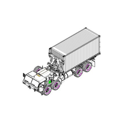 Plastic truck model M1120 Container Handing 1/35 | Scientific-MHD Plastic truck model M1120 Container Handing 1/35 | Scientific-MHD