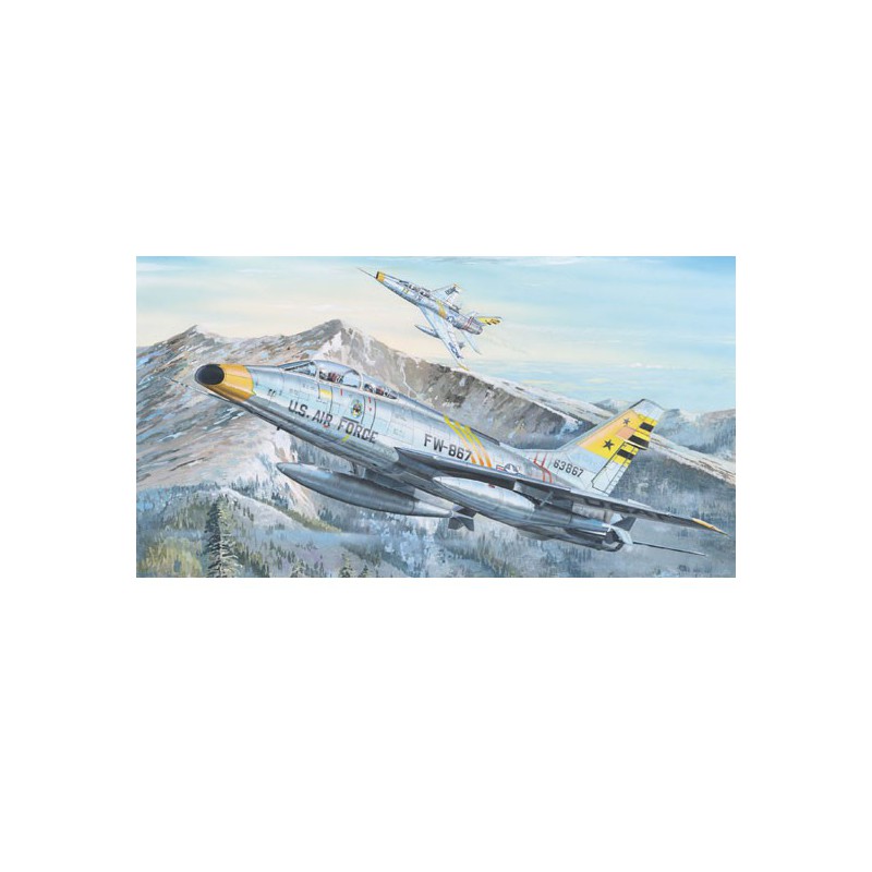 F-100F plastic plane model 1/32 | Scientific-MHD