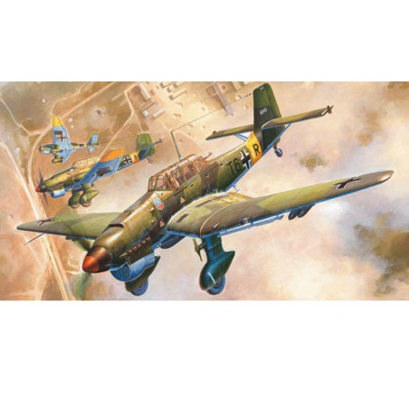 Junkers JU-87B-2 Stuka 1/24 plastic plane model | Scientific-MHD