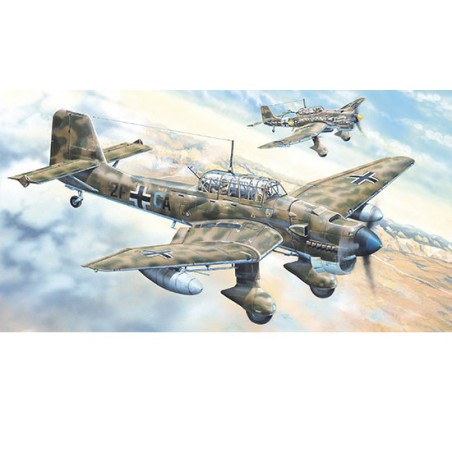 Junkers JU-87R Stuka 1/24 plastic plane model | Scientific-MHD Junkers JU-87R Stuka 1/24 plastic plane model | Scientific-MHD