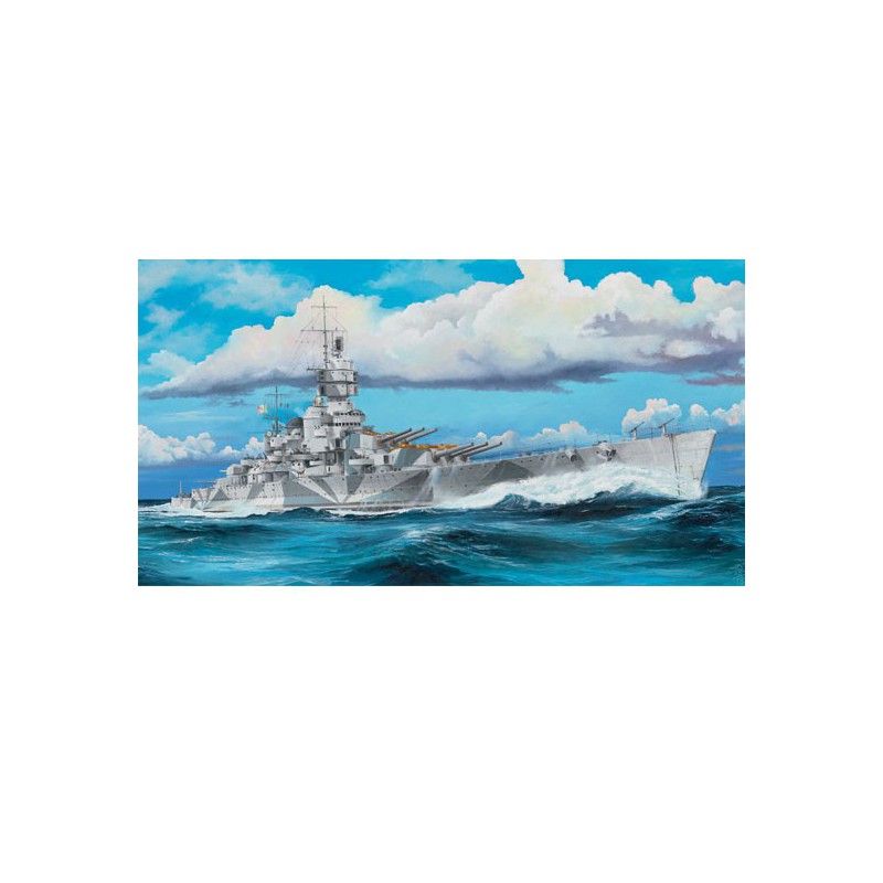 RN Vittorio Veneto 1940 1/350 plastic boat model | Scientific-MHD