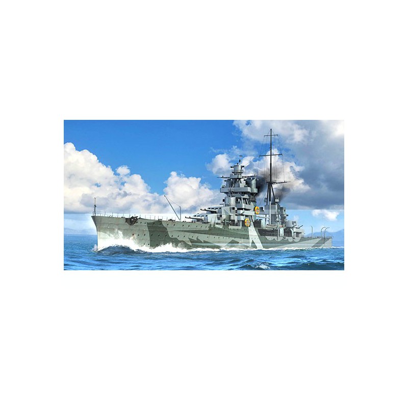 Italian Heavy Cruiser Gorizia 1/350 plastic boat model | Scientific-MHD