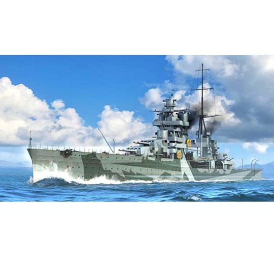 Italian Heavy Cruiser Gorizia 1/350 plastic boat model Italian Heavy Cruiser Gorizia 1/350 plastic boat model | Scientific-MHD