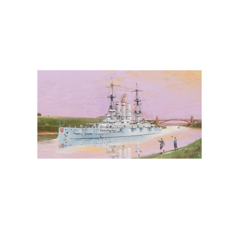 Holstein Battlen 1908 1/350 plastic boat model | Scientific-MHD