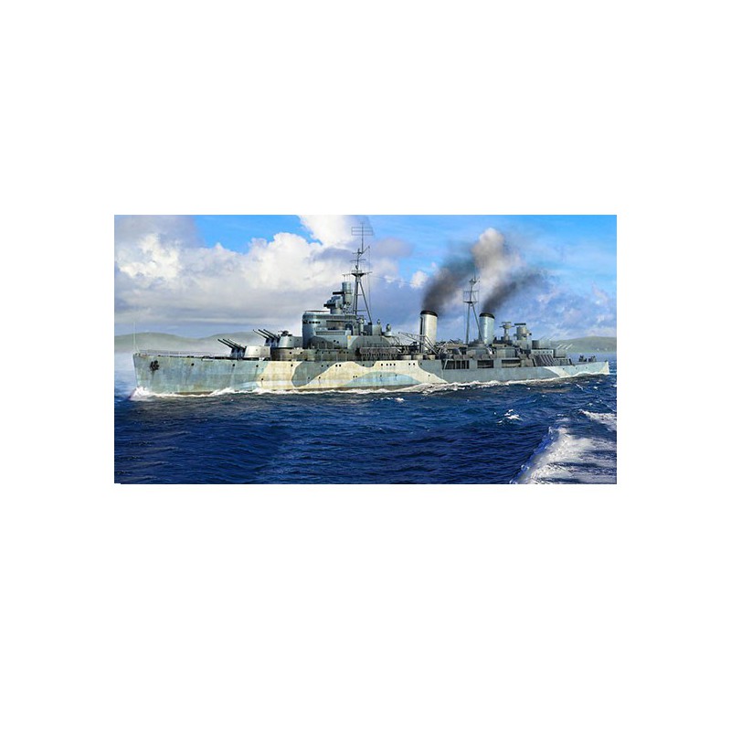 HMS Belfast plastic model 1942 1/700 | Scientific-MHD