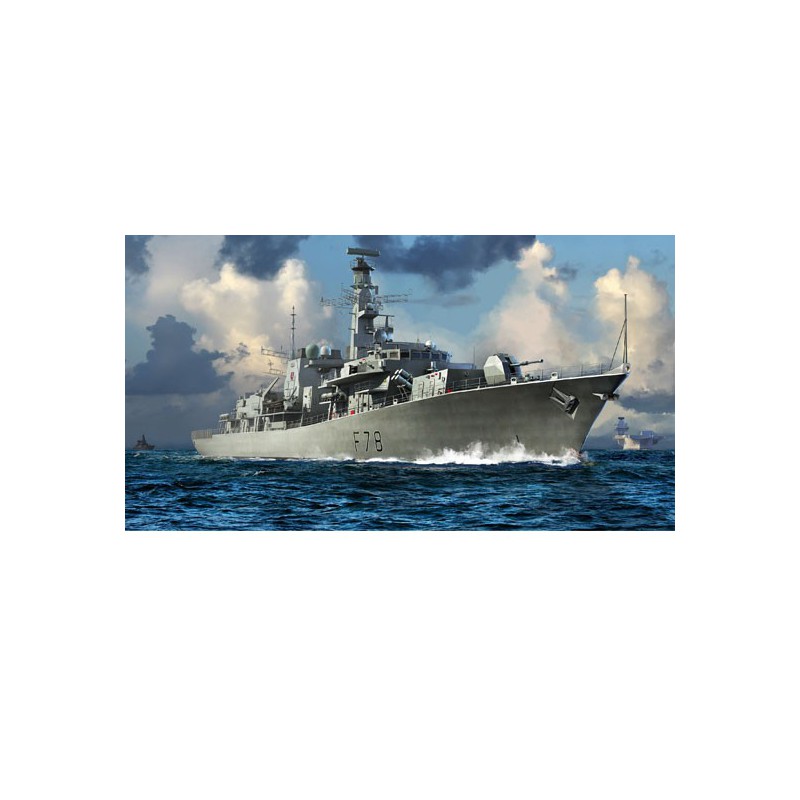 HMS Type 23 - Kent (F78) plastic boat model 1/700 | Scientific-MHD