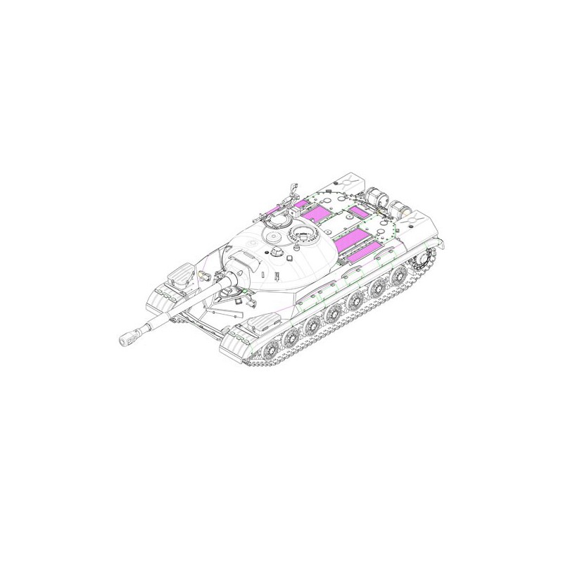 SOVIET T-10A PLASTIC CHARQUET HEAVY TANK 1/72 | Scientific-MHD