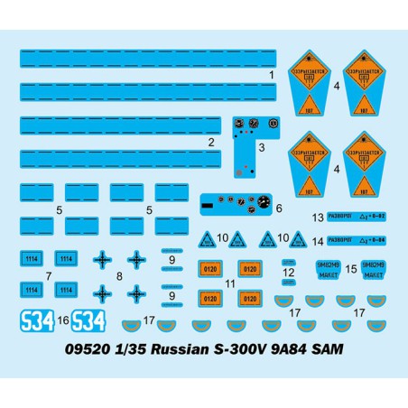 Russian S-300V 9A84 Sam 1/35 plastic tank model | Scientific-MHD Russian S-300V 9A84 Sam 1/35 plastic tank model | Scientific-MHD