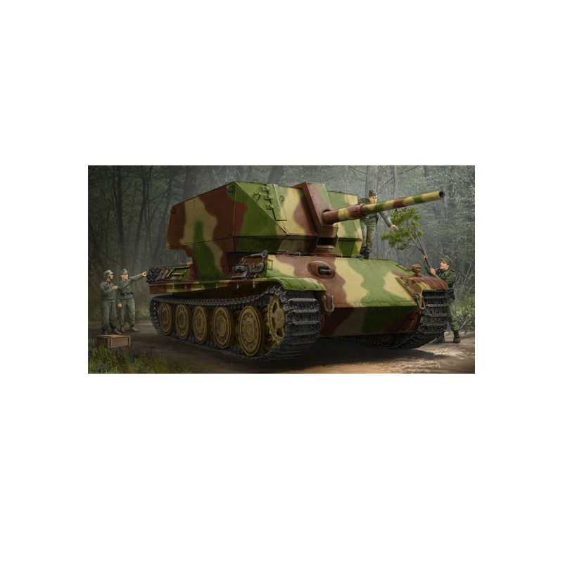 Flakpanther W/8.8cm Flak 41 1/35 plastic plastic model | Scientific-MHD