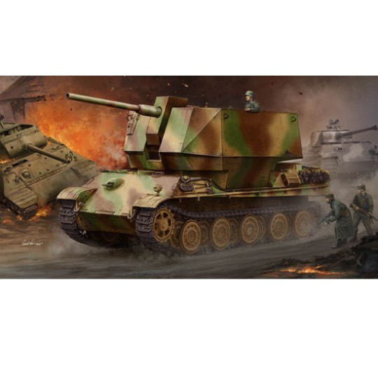 Flakpanther W/8.8cm Flak 36/37 1/35 plastic plastic model Flakpanther W/8.8cm Flak 36/37 1/35 plastic plastic model | Scientific-MHD