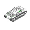 KV-1 plastic tank model 1942 simplified turret tank 1/35 | Scientific-MHD