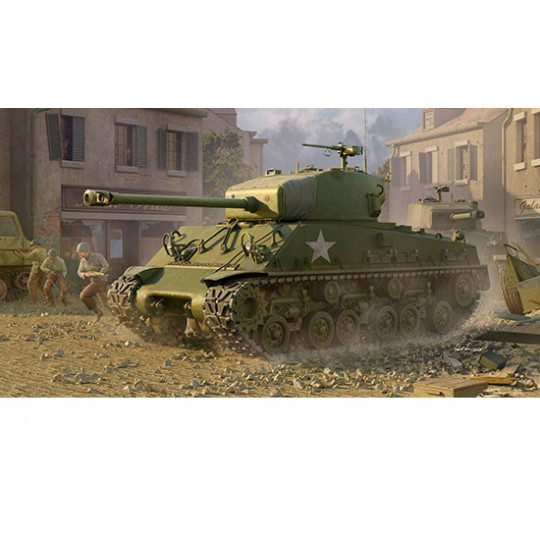 M4A3E8 Sherman - Early 1/16 plastic tank model | Scientific-MHD