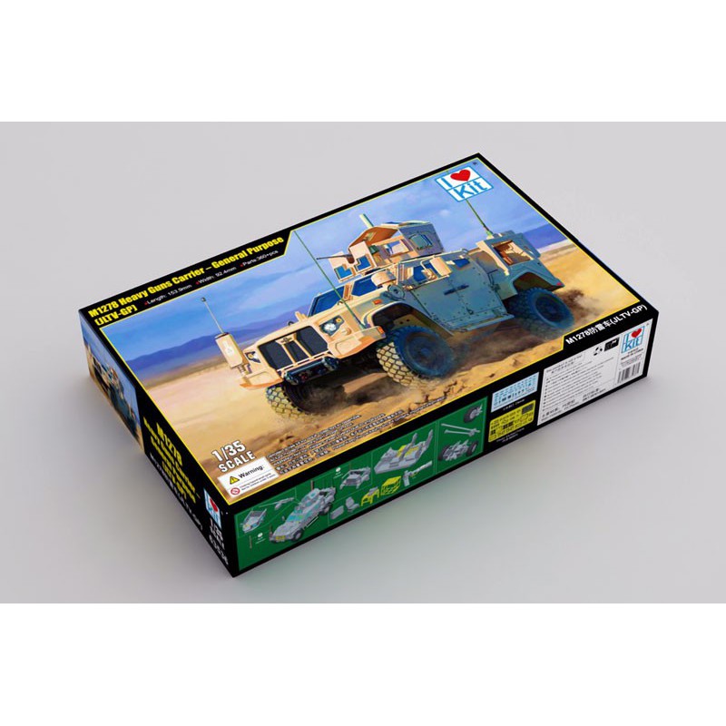 Plastic truck model M1278 Heavy Guns Carrier-General Purpose (JLTV-GP)] 1/35 | Scientific-MHD