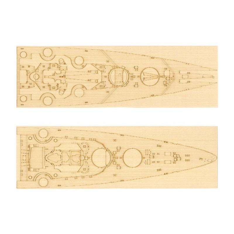 Plastic boat model Kit Super-Detailing Bismarck 95T05358 | Scientific-MHD