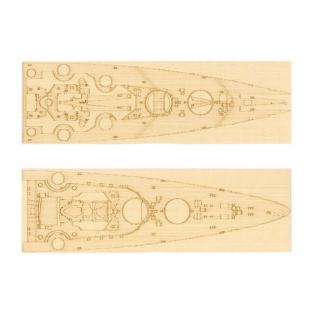 Plastic boat model Kit Super-Detailing Bismarck 95T05358 | Scientific-MHD