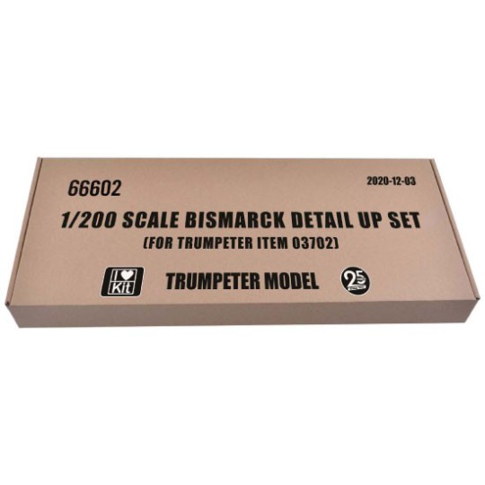 Plastic boat model Kit Super-Detailing Kit Bismarck 95T03702 | Scientific-MHD