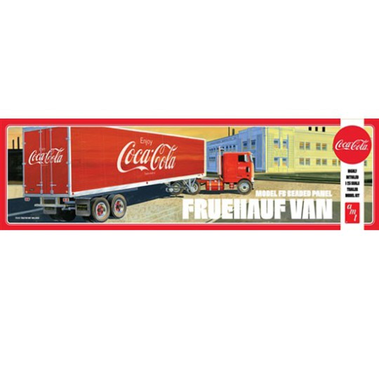 Plastic truck model van semi trailer coca-cola 1/25 Plastic truck model van semi trailer coca-cola 1/25 | Scientific-MHD