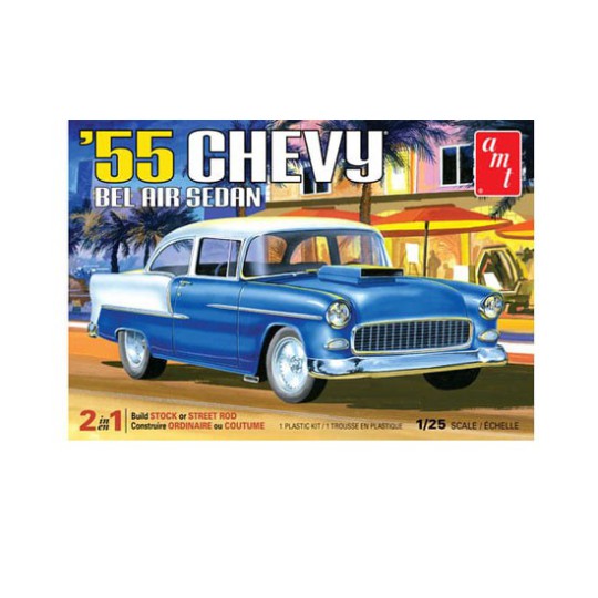 Plastic car model 1955 Chevy Bel Air Sedan 1/25 Plastic car model 1955 Chevy Bel Air Sedan 1/25 | Scientific-MHD