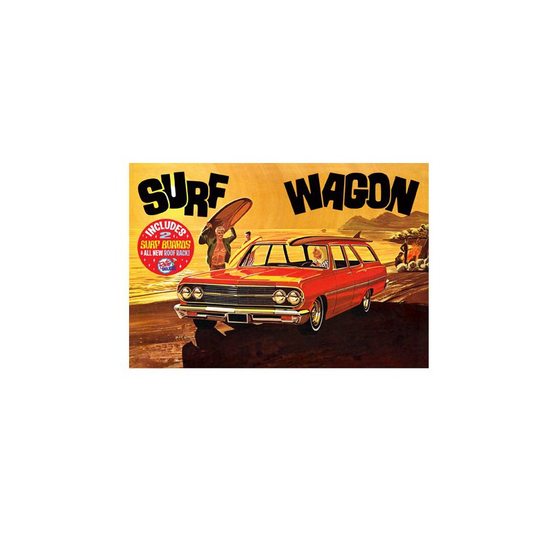 Plastic car model 1965 Chevelle "surf wagon" 1/25 | Scientific-MHD