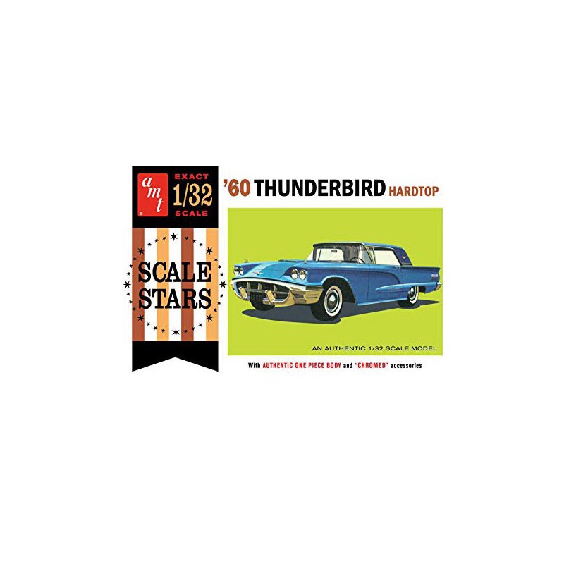 Ford Thunderbird 1960 Hardtop 1/32 plastic car cover | Scientific-MHD