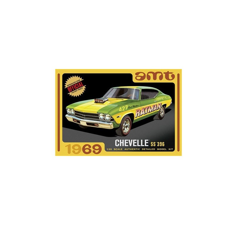 Plastic car model 1969 Chevelle SS 396 1/25 | Scientific-MHD