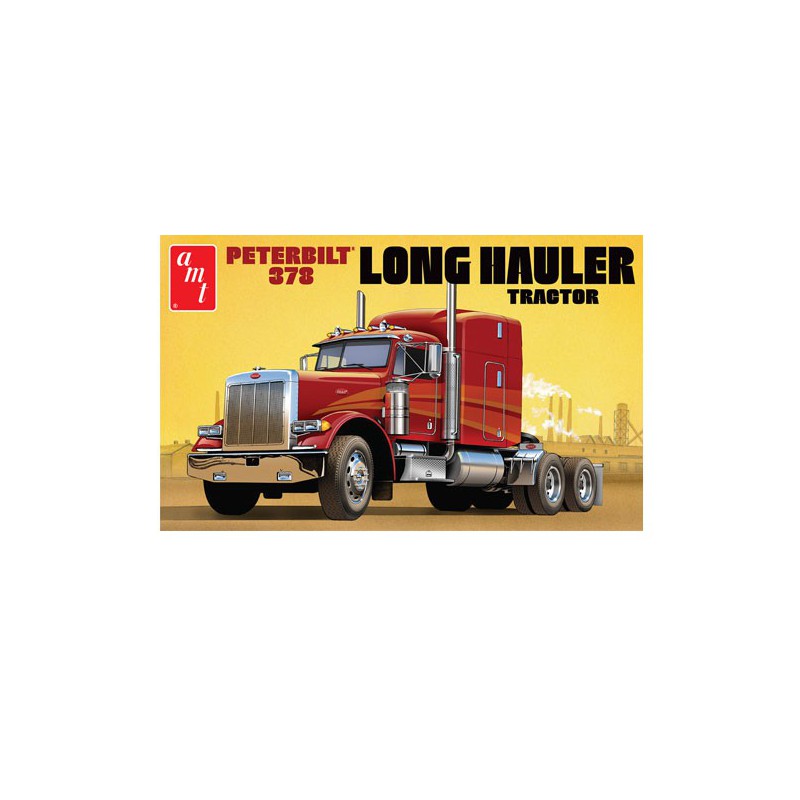 Peterbilt 378 Long Hauler Semi Tractor 1/25 plastic truck model | Scientific-MHD