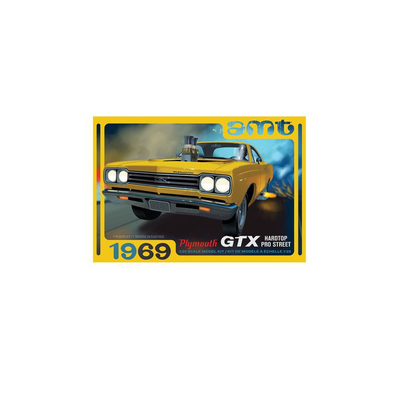 Plastic car model 1969 Plymouth GTX Pro Street 1:25 | Scientific-MHD