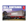 Plastic truck model 40 'semi container trailer 1/24 | Scientific-MHD