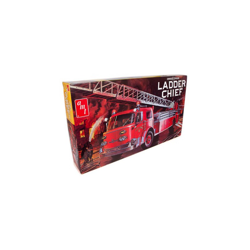 American lafrance ladder chief fire truck 1:25 plastic truck model | Scientific-MHD