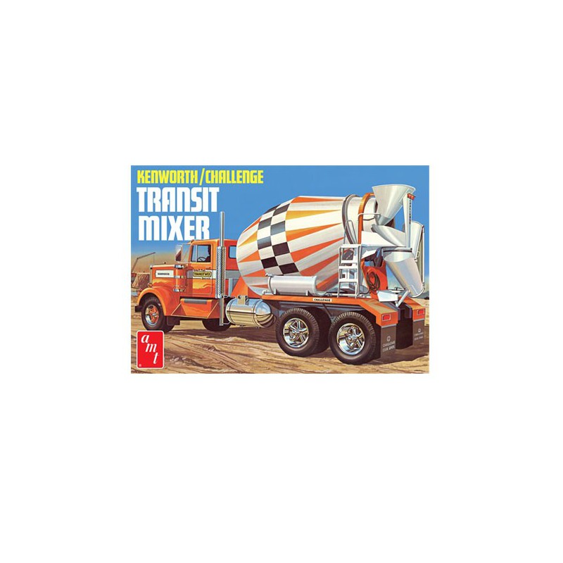Kenworth plastic truck model /Transit Cement Mixer 1:25 | Scientific-MHD