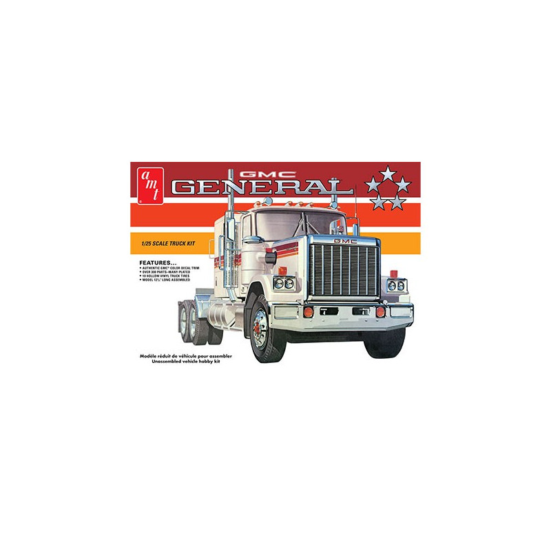 Plastic truck model 1976 GMC General Semi Tractor 1:25 | Scientific-MHD