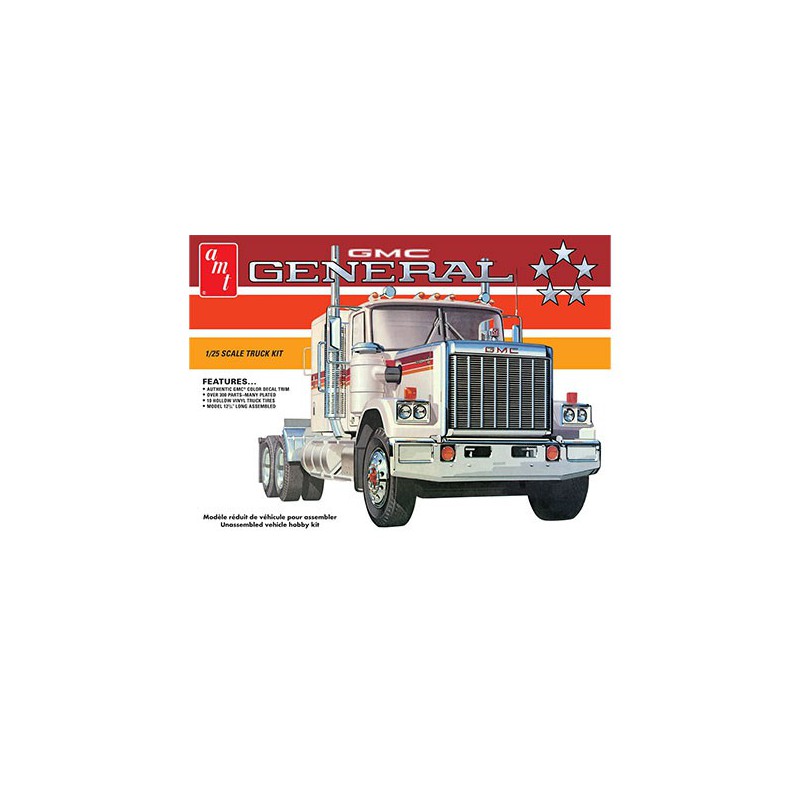Plastic truck model 1976 GMC General Semi Tractor 1:25 | Scientific-MHD