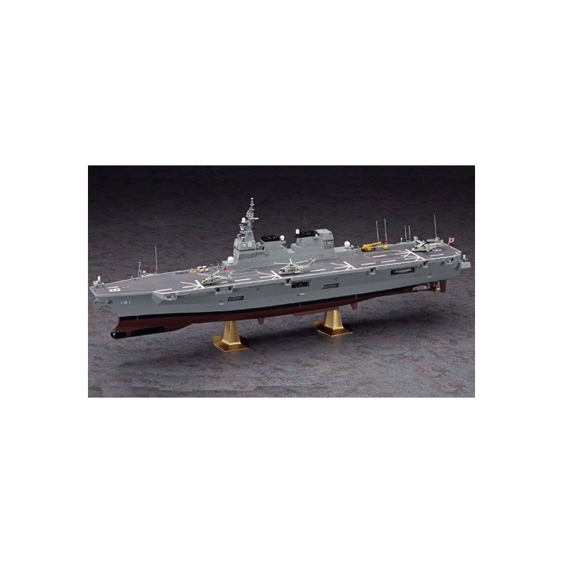 Plastic boat model J.M.S.D.F. DDH Hyuga 1/450 | Scientific-MHD