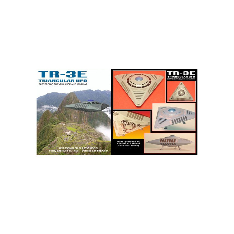 UFO Metallic Silver Edition plastic science fiction model | Scientific-MHD