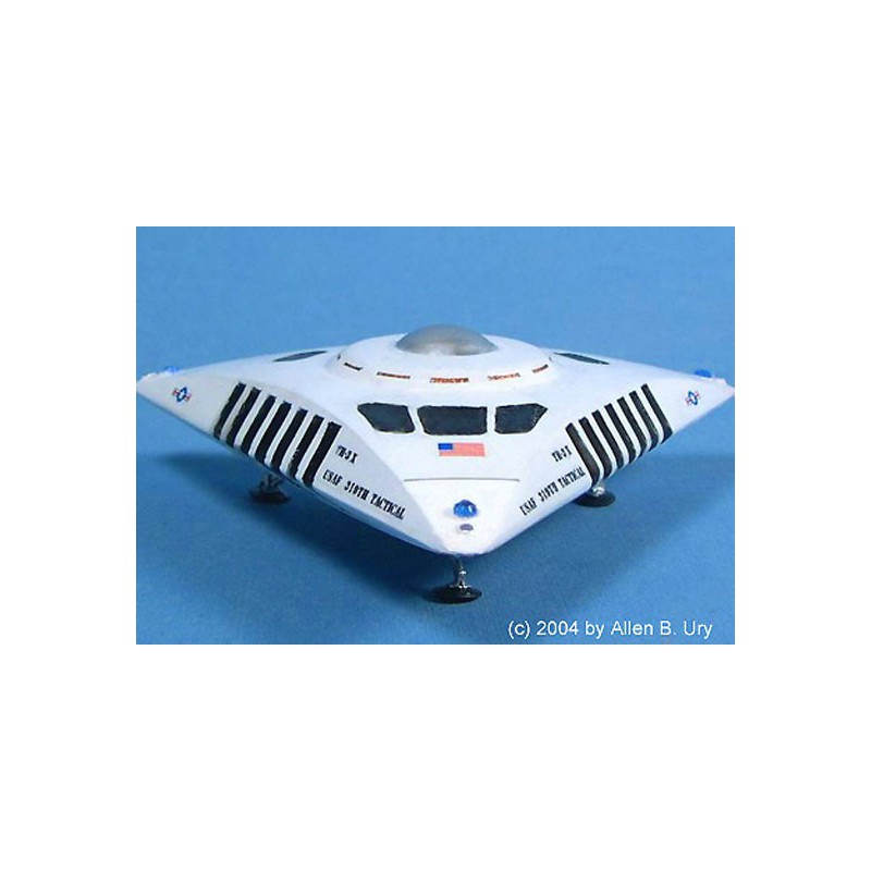UFO Metallic Silver Edition plastic science fiction model | Scientific-MHD