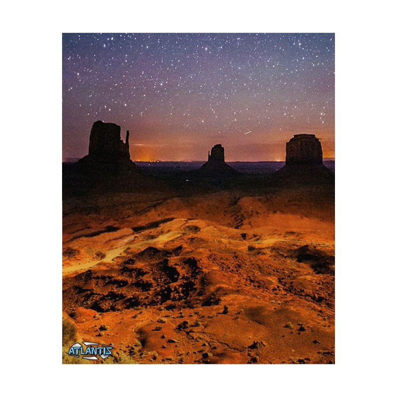 Science fiction model in plastic monument valley ufo clear + led | Scientific-MHD