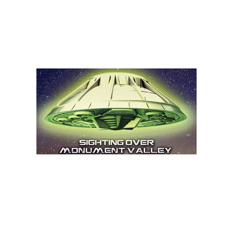 Science fiction model in plastic monument valley ufo glow + LED | Scientific-MHD