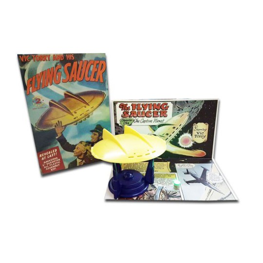 Vic Torry and His Flying Saucer + LED plastic fiction model Vic Torry and His Flying Saucer + LED plastic fiction model | Scientific-MHD