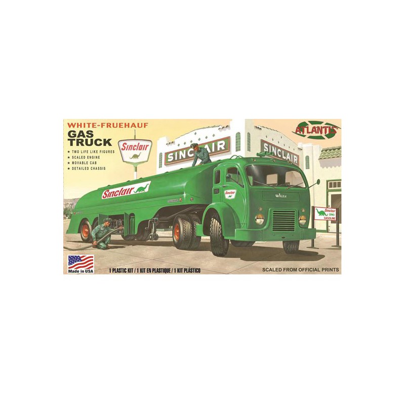 Vintage gas Truck Truck Sinclair / US Army 1/48 plastic truck model | Scientific-MHD