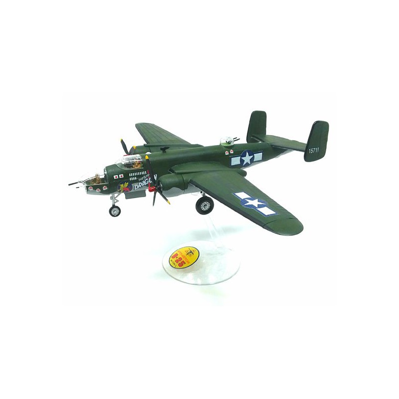 Plastic plane model B-25 Flying Dragon with Swivel Stand 1/64 | Scientific-MHD