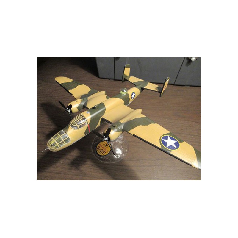 Plastic plane model B-25 Flying Dragon with Swivel Stand 1/64 | Scientific-MHD