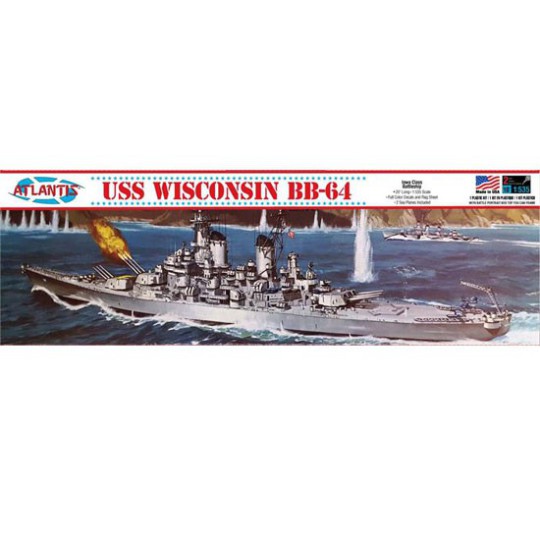 USS Wisconsin BB-64 1/535 plastic boat model USS Wisconsin BB-64 1/535 plastic boat model | Scientific-MHD