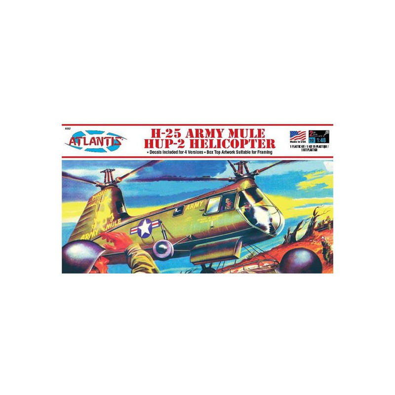 Plastic helicopter model H-25 Army Mule Hup Helicopter 1/48 | Scientific-MHD