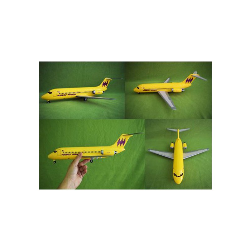 Hughes Airways plastic model DC-9 Airliner 1/72 | Scientific-MHD