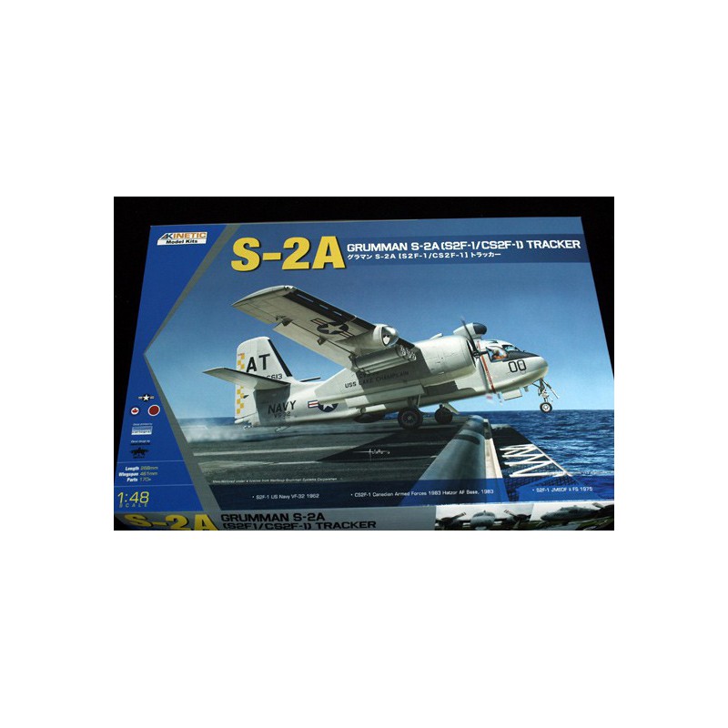 Plastic plane model S-2A Tracker S2F-1 1/48 | Scientific-MHD