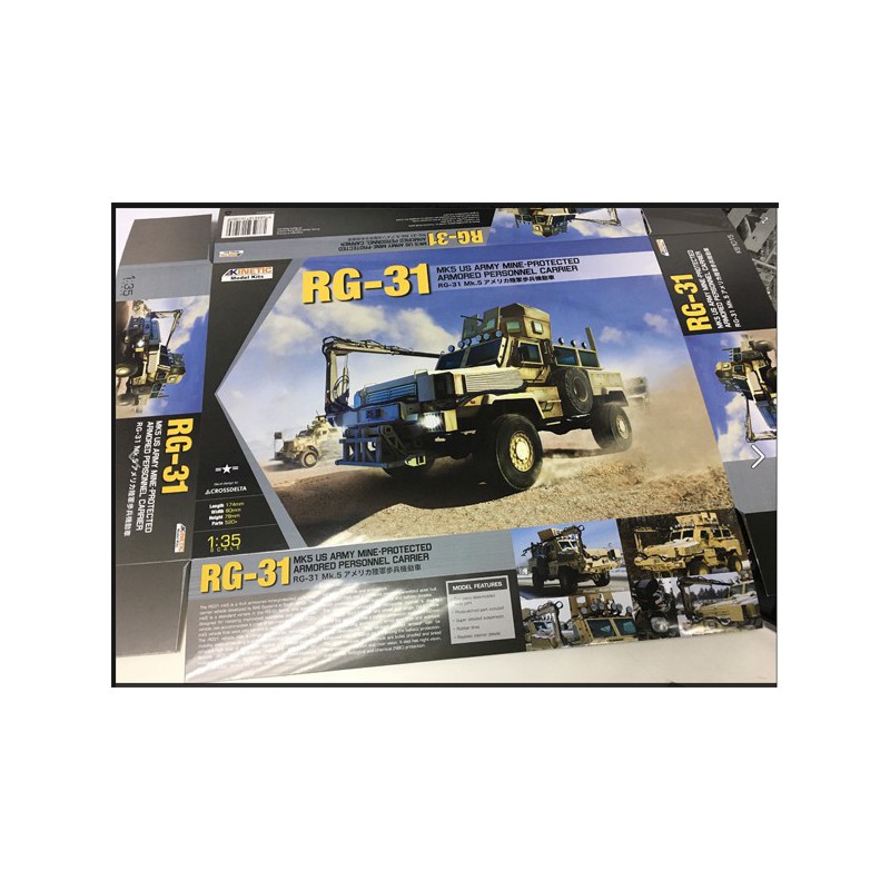 RG-31 MK5 US Army 1/35 plastic plastic model | Scientific-MHD