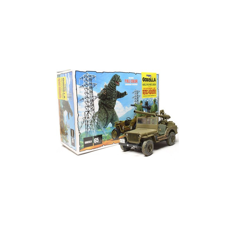 Plastic car model Godzilla Army Jeep 1/25 | Scientific-MHD