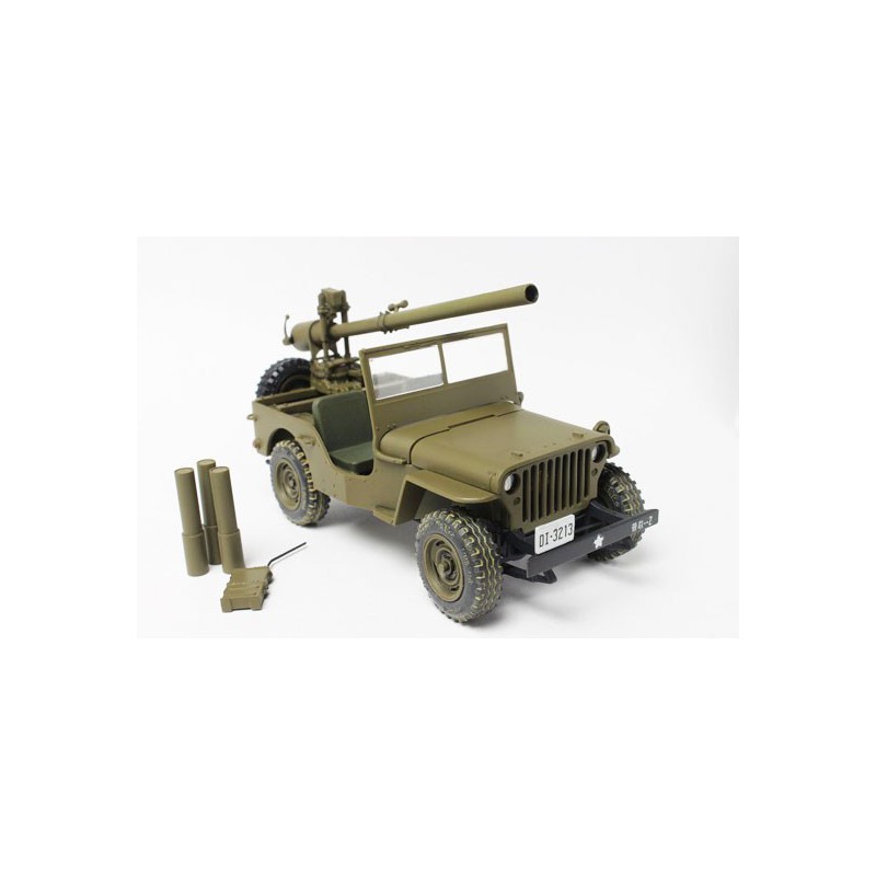 Plastic car model Godzilla Army Jeep 1/25 | Scientific-MHD
